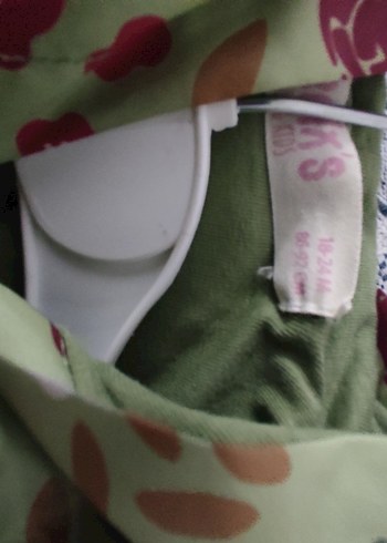 Kız Çocuk Çiçek Desenli Fermuarlı Yelek - Görsel 3