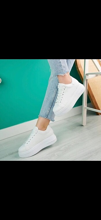 Kadın günlük yüksek taban snakers spor ayakkabı