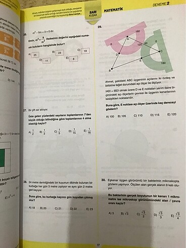  Beden Tyt Matematik Deneme