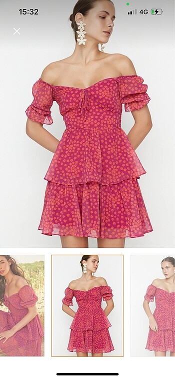 Pembe elbise