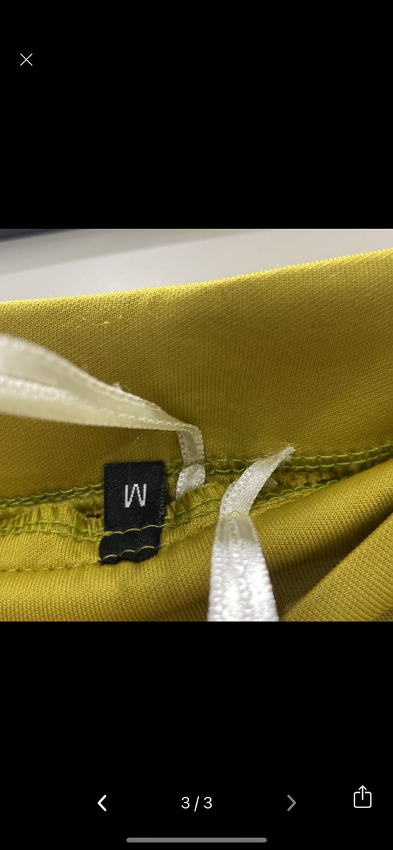 Yağ yeşili Uzun Salaş Saten Etek - Görsel 3