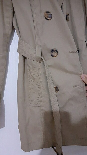 s Beden camel Renk Trenchcoat