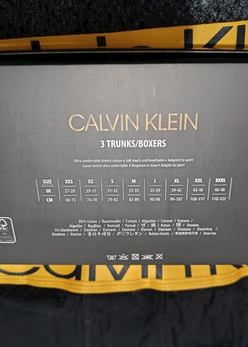 Siyah  Calvin Klein Erkek 3'lü Set Boxer - Görsel 2