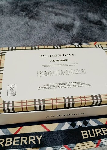 Burberry Baskılı Erkek Boxer Seti - Görsel 2