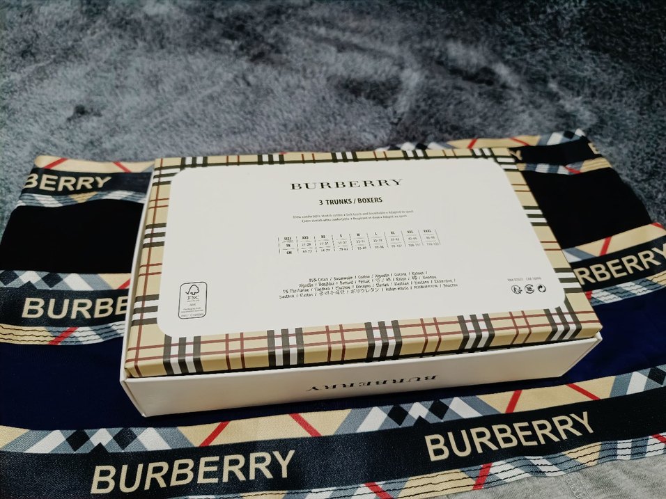 Burberry Baskılı Erkek Boxer Seti - Görsel 2