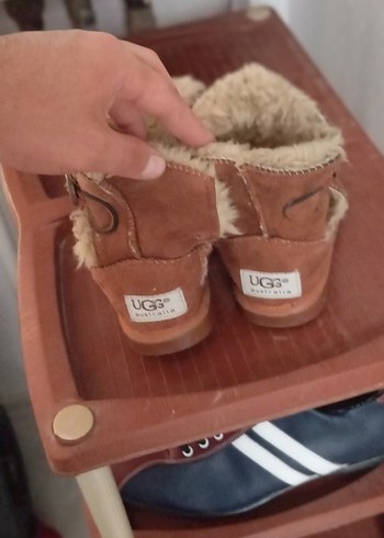 Diğer Kız Çocuk Kahverengi Süet Tokalı Botlar