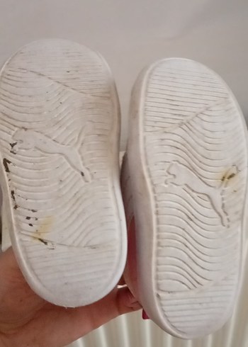 22 Beden puma Kız Çocuk Pembe Cırtlı Spor Ayakkabı