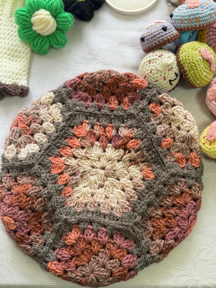 Renkli Örgü Bohem Ressam Beresi - Görsel 3