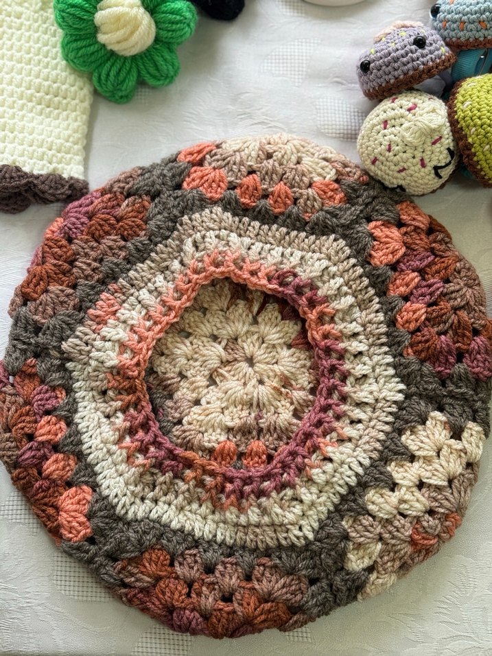 Renkli Örgü Bohem Ressam Beresi - Görsel 4