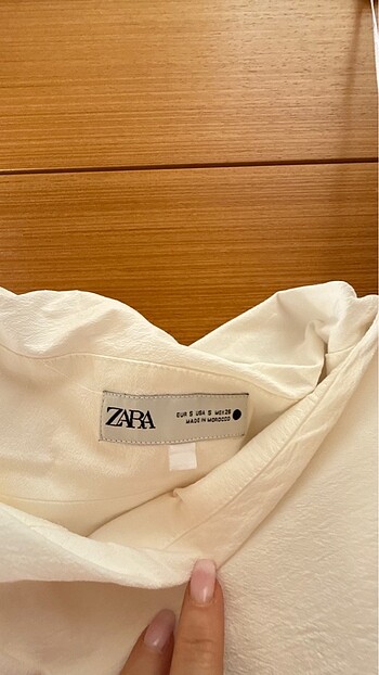 Zara Elbise kısa beyaz
