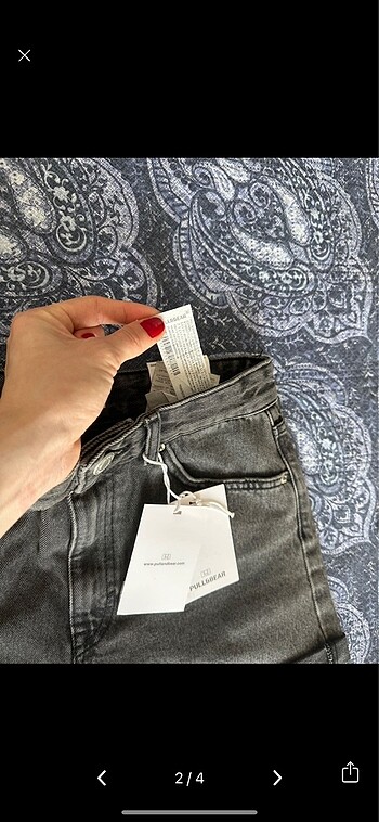 m Beden siyah Renk Pull bear şort