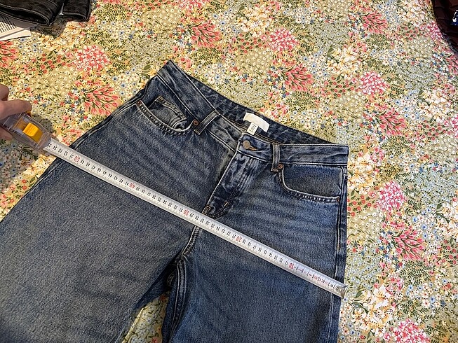 m Beden mavi Renk H&m bol paça jean