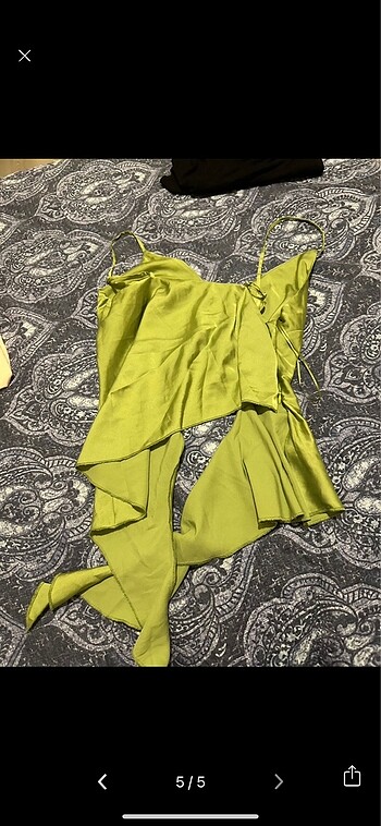 l Beden yeşil Renk Bluz bershka