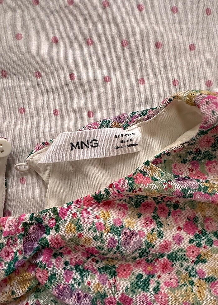 Mango çiçekli bluz - Görsel 2