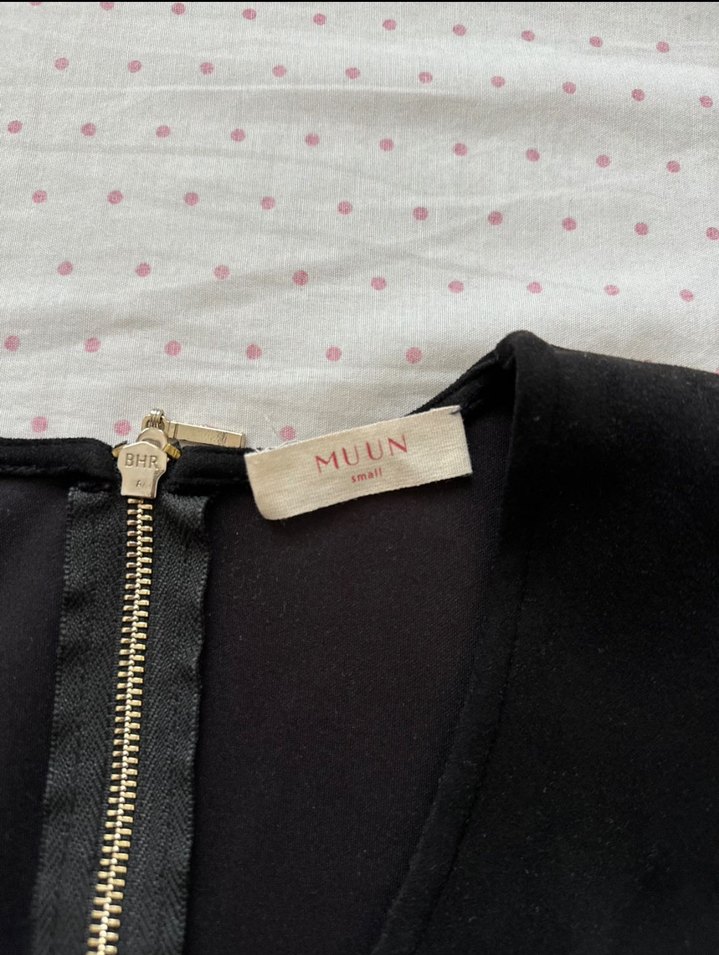 Muun marka Siyah Midi Düğmeli Kadın Klasik Ceket - Görsel 3