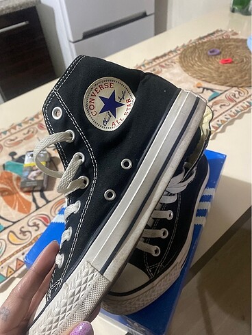 37 Beden siyah Renk CONVERSE KLASİL