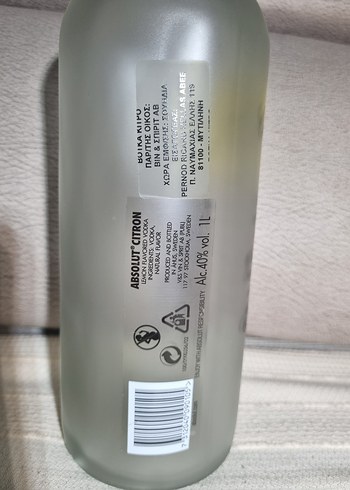 Absolut Citron Voltka şişesi - Görsel 4