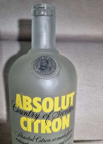 Absolut Citron Voltka şişesi - Görsel 3