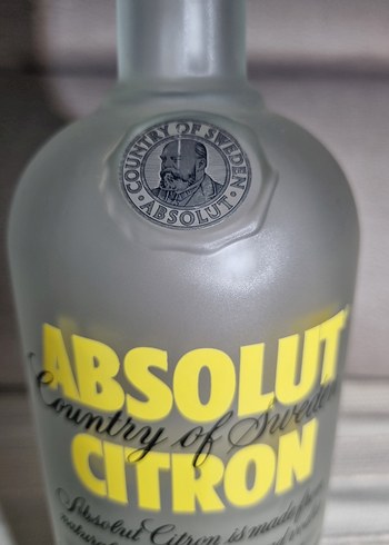 Absolut Citron Voltka şişesi - Görsel 9