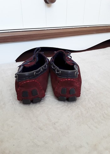 42 Beden bordo Renk Ramsey Bordo Süet Erkek Loafer Ayakkabı