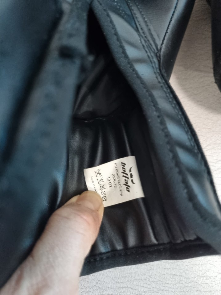 Buffalo Siyah Deri 12 OZ Boks Eldiveni - Görsel 5