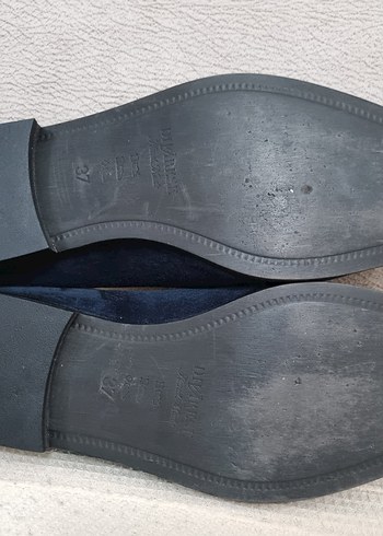 Divarese Kadın Lacivert Süet Püsküllü Klasik Topuklu Ayakkabı - Görsel 8