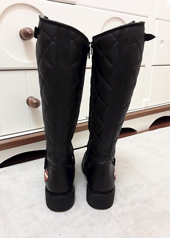 38 Beden siyah Renk Harley Davidson sıfır kadın çizme