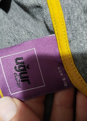 9 Yaş Beden gri Renk Uğur okulları sweat
