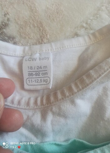 18-24 Ay Beden LCW tişört