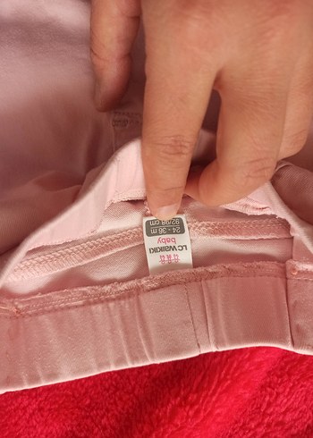 Uzun Kollu Pembe Baskılı Bebek Kız Takımı - Görsel 5