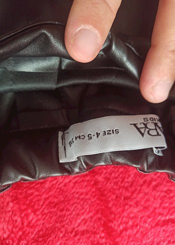 Fermuarlı Siyah Deri Pileli Mini Etek - Görsel 2