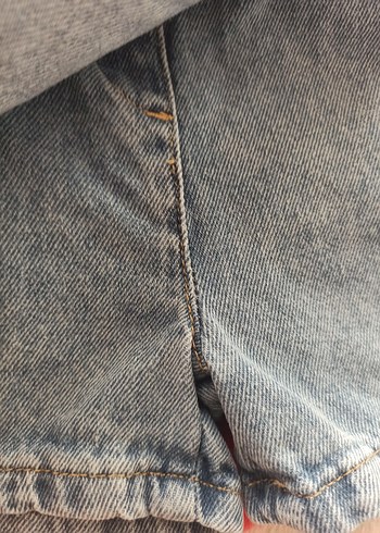 Kız Bebek Kırmızı Düğmeli Kısa Kollu Takım - Görsel 4