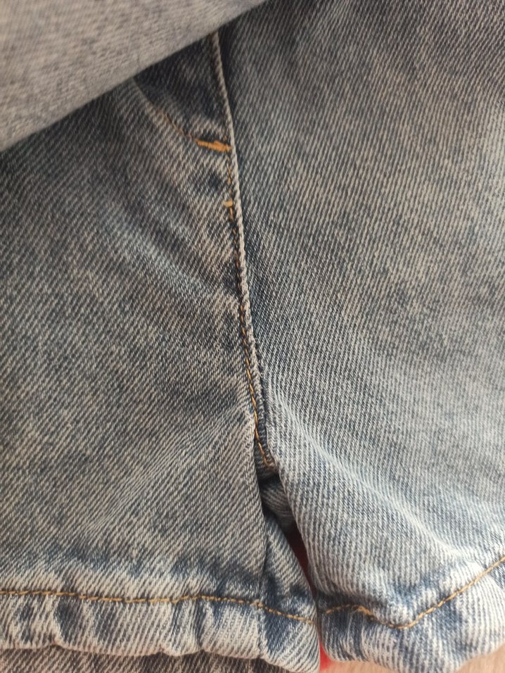 Kız Bebek Kırmızı Düğmeli Kısa Kollu Takım - Görsel 4