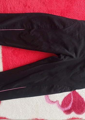 Çiçek Desenli ve Düz Renkli kız çocuk tayt - Görsel 3