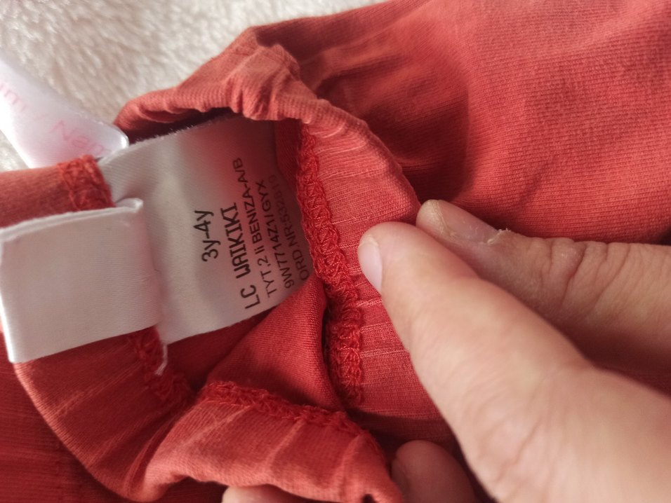 Çiçek Desenli ve Düz Renkli kız çocuk tayt - Görsel 2