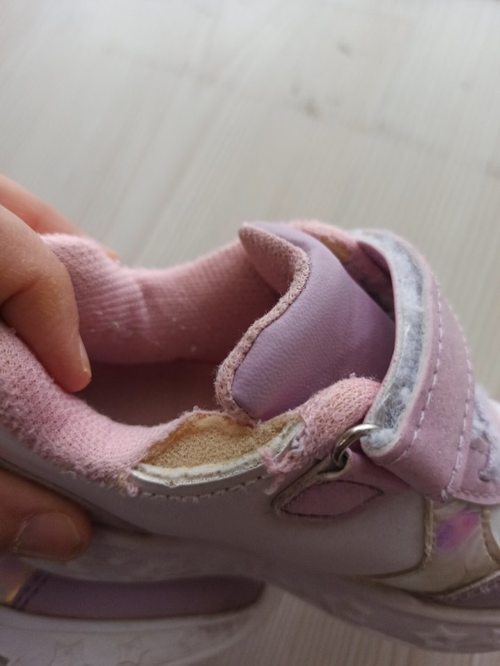 Kız Çocuk Unicorn Baskılı Cırt Cırtlı Spor Ayakkabı ve babet - Görsel 5