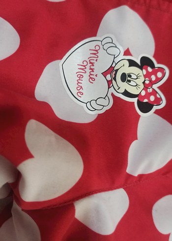 Kız Çocuk Kapüşonlu Kalp Desenli Yağmurluk - Görsel 5