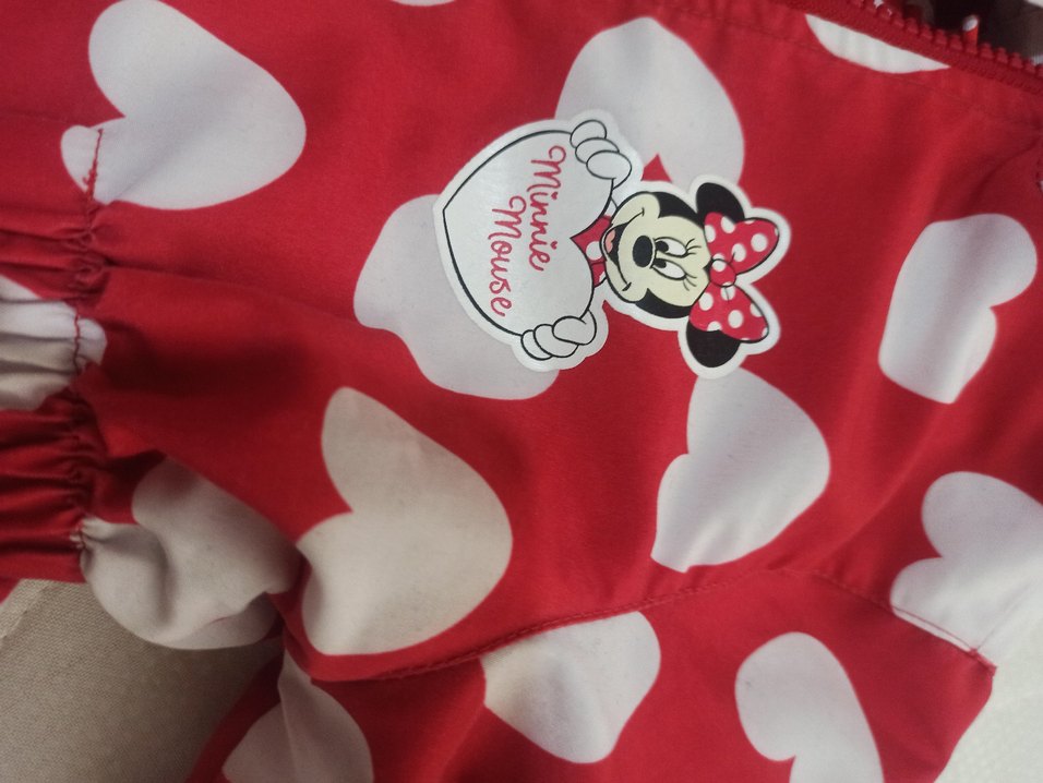 Kız Çocuk Kapüşonlu Kalp Desenli Yağmurluk - Görsel 5