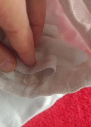 Kız Çocuk Beyaz Pamuklu Dar Kesim jean Pantolon - Görsel 7