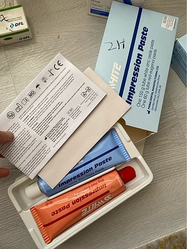 Çinko oksit ojenol tam protez ölçü maddesi - Görsel 3