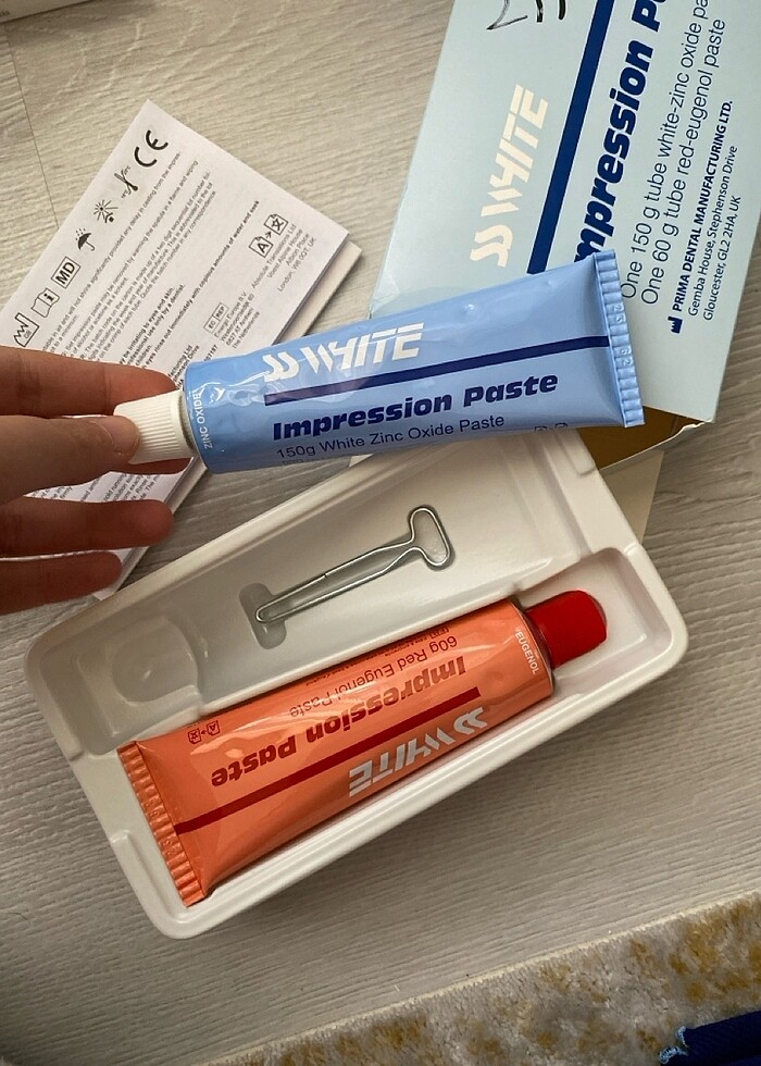 Çinko oksit ojenol tam protez ölçü maddesi - Görsel 4