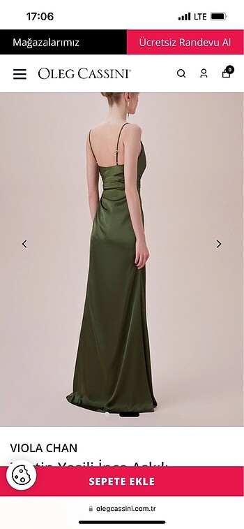 Oleg Cassini ABİYE ELBİSE