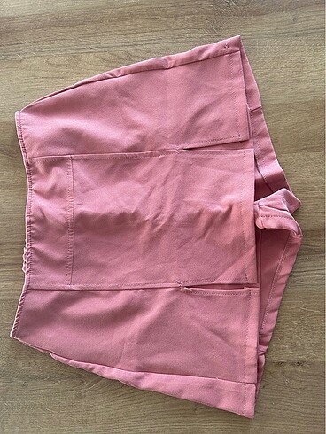 Pembe Şort Etek