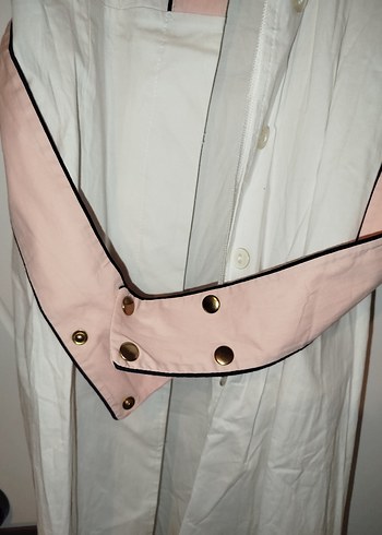 Alvina Midi Beyaz Kadın Tunik - Görsel 5