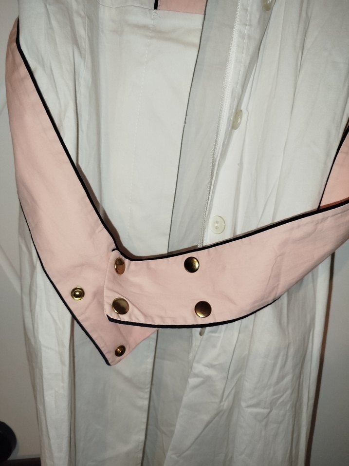 Alvina Midi Beyaz Kadın Tunik - Görsel 5