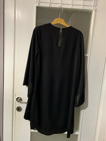 40 Beden siyah Renk Siyah oversize tunik