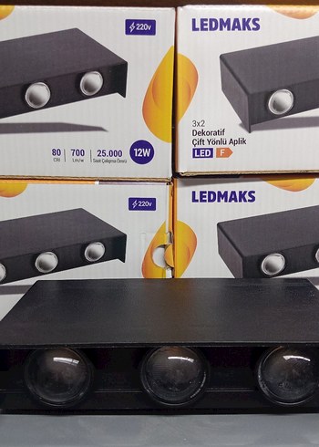 LEDMAKS 12W Çift Yönlü Dekoratif Aplik 1 adet - Görsel 2