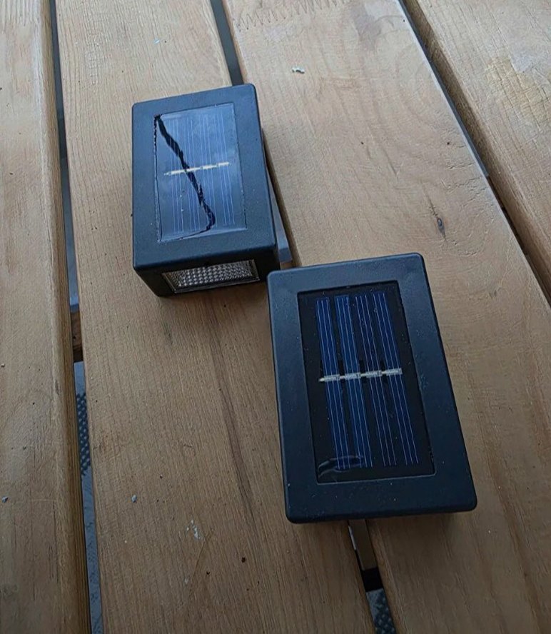 güneş enerjili duvar aplik 2 adet - Görsel 3
