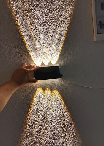 duvar aplik kablolu fişli 10 metre