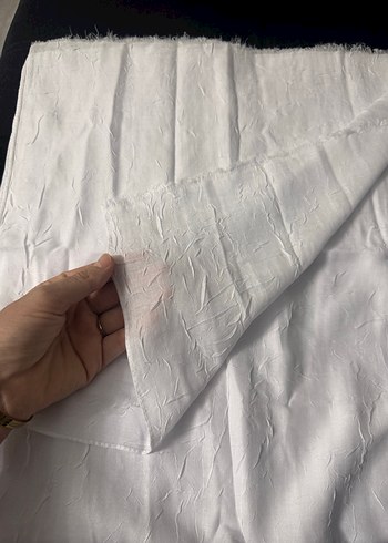 Beyaz Pilili Keten Kadın Şal